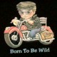 T shirt enfant born to be wild boy