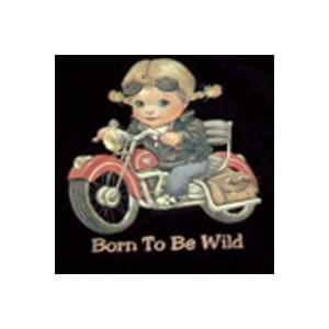 T shirt enfant born to be wild girl