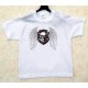 T shirt enfant skull angel strass color