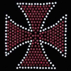 Débardeur strass croix templier