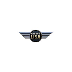 Logo made in the usa.