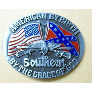 Boucle de ceinture Confederate USA American Flag Southern 