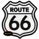 Patch,  route 66.blanc
