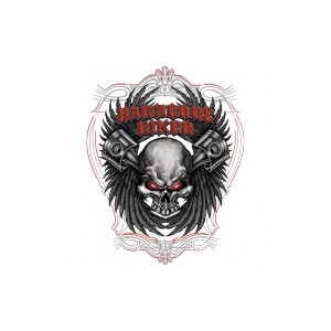 Débardeur hardcore biker skull