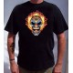 T shirt flaming clown skull