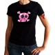 T shirt pink skull