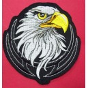 Patch, écusson lady rider red.