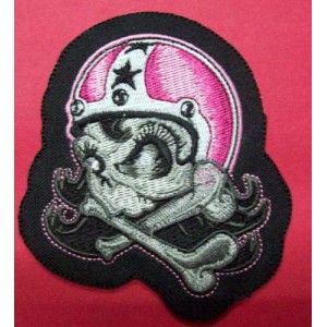 Patch, girl helmet