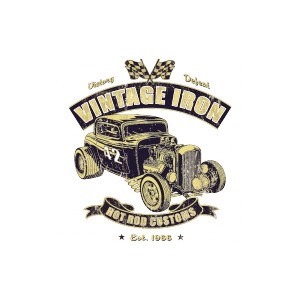 Débardeur vintage iron hot rod