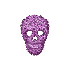 Débardeur flowered skull