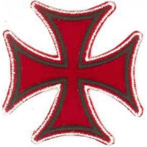 Patch,  croix de fer rouge