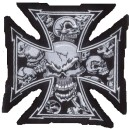 Patch,écusson croix de malte en couleur.