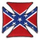 Patch  Iron Cross Rebel Flag