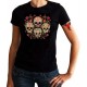 T shirt four skull