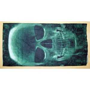 Motley Tube green skull