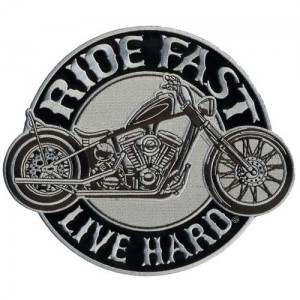 Patch ride fast moto