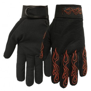 Gants moto flaming stripping Taille XL