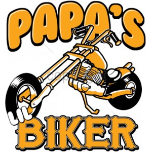 T shirt enfant papa's biker