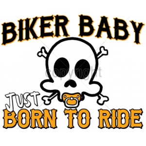 T shirt enfant baby today biker tomorrow