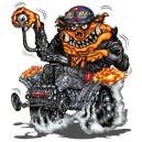 Sweat zippé rebel rider old school 100 percent road ready skull pilot