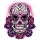 T shirt pink sugar skull