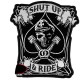 Patch, écusson lady rider red.