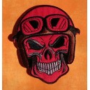 Patch, as de pique, skull 13.