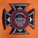 Patch,écusson as de pique, skull 13.