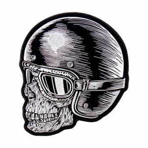 Patch Z Rider Skull Head grand format