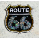 Patch,écusson route 66 strass.