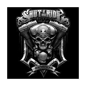 T shirt shut up and ride est 74