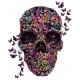 Débardeur tattoo skull butterfly
