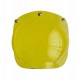 Ecran bulle couleur jaune pour casque jet.