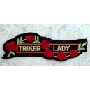 Patch, écusson triker lady.