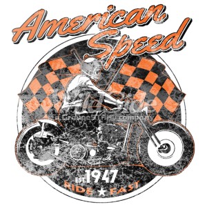 T shirt american speed