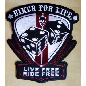 Patch biker for life , grand model