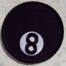 Patch, écusson boule 8.