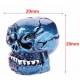 Bouchon de valve crazy skull bleu