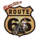 T shirt route 66 bike