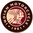 Plaque metal decorative indian motor cycle