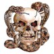 T shirt snake and skull