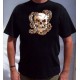 T shirt snike and skull