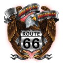 T shirt america's higway r66